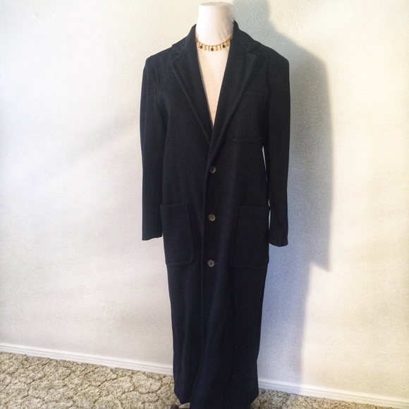 Ralph Lauren Jackets & Blazers - RALPH LAUREN Vintage Navy Wms Long Coat Sz 6